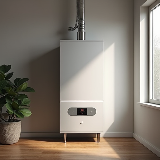 Küçük bir çatlak nedeniyle hava kaçağı olan bir kazan.