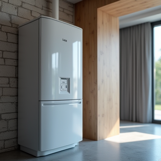 Modern kazan sistemi, kontrol paneli ile.