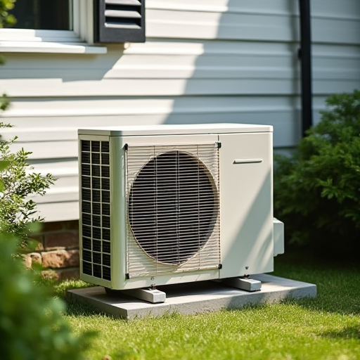 Doğru havalandırmaya sahip klima dış ünitesi.