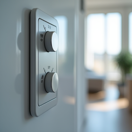 Kombili su ısıtıcısı kontrol paneli.