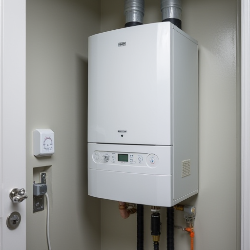 Modern kombi tesisatı.