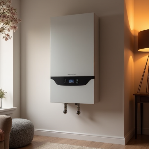 Modern kombi tesisatı.