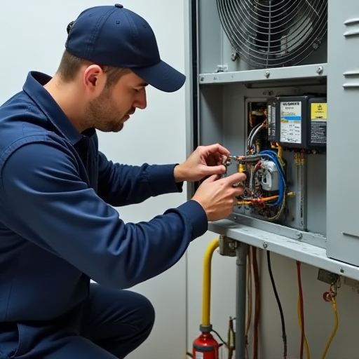 Neden Klima Sistemleri Uzmanlık Gerektirir? - Bulat Bir profesyonel, bir klima ünitesindeki elektrik bağlantılarını kontrol ediyor.