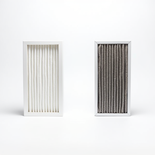 VRF klima cihazının temiz ve kirli filtresi.