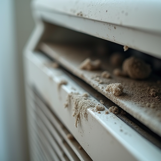 Kirli klima filtresi.