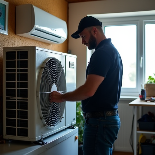 Bulat İklimlendirme, bakım işlemlerini gerçekleştiren teknisyen.