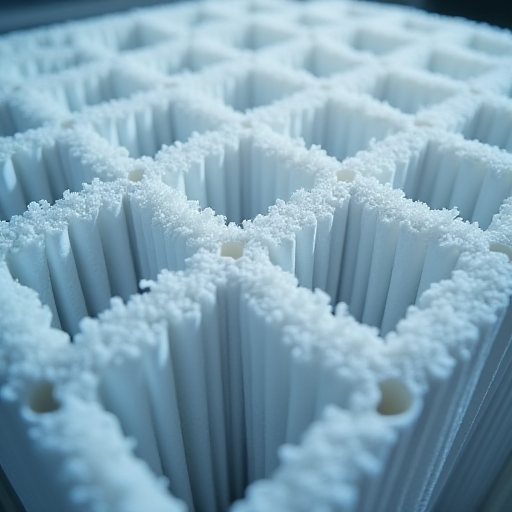 Temiz hava kondisyonu filtreleri.