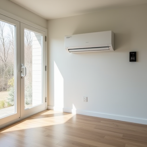 İyi yalıtılmış bir oda, modern bir klima ünitesi ve programlanabilir bir termostat ile donatılmıştır.