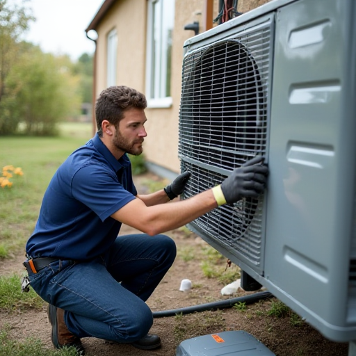 Profesyonel klima montajı.
