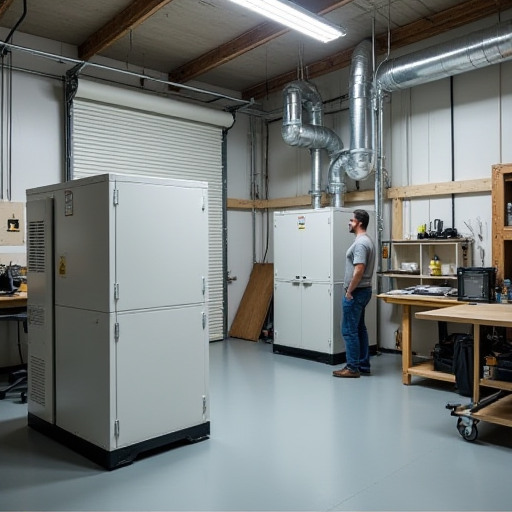 Bir atölyede hassas sıcaklık kontrolü ve hava filtrasyon sistemleri.