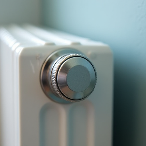 Termostatik vanalı, verimli sıcaklık kontrolü sağlayan radyatör.