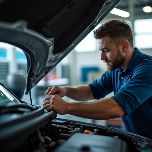 Araba kliması neden soğutmuyor? | Klimanız neden çalışmıyor? Bir teknisyen, bir otomobilin klima sistemindeki soğutucu gazı yeniden dolduruyor.