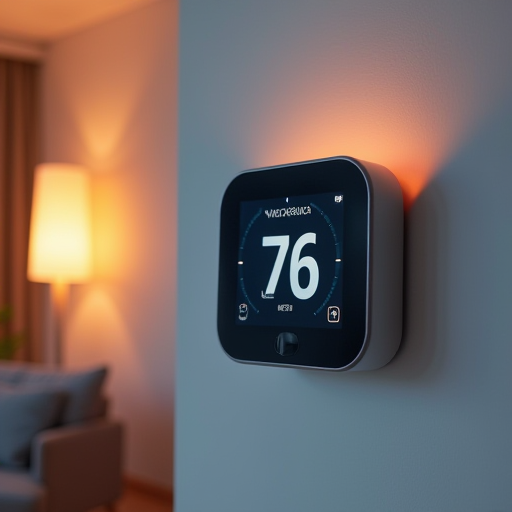 Akıllı bir termostat.