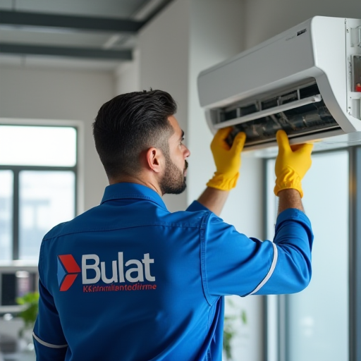 Teknisyen, nem seviyelerini kontrol ediyor.