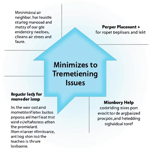 Hava koşullandırma sorunlarını en aza indirmeye yönelik özet şema.